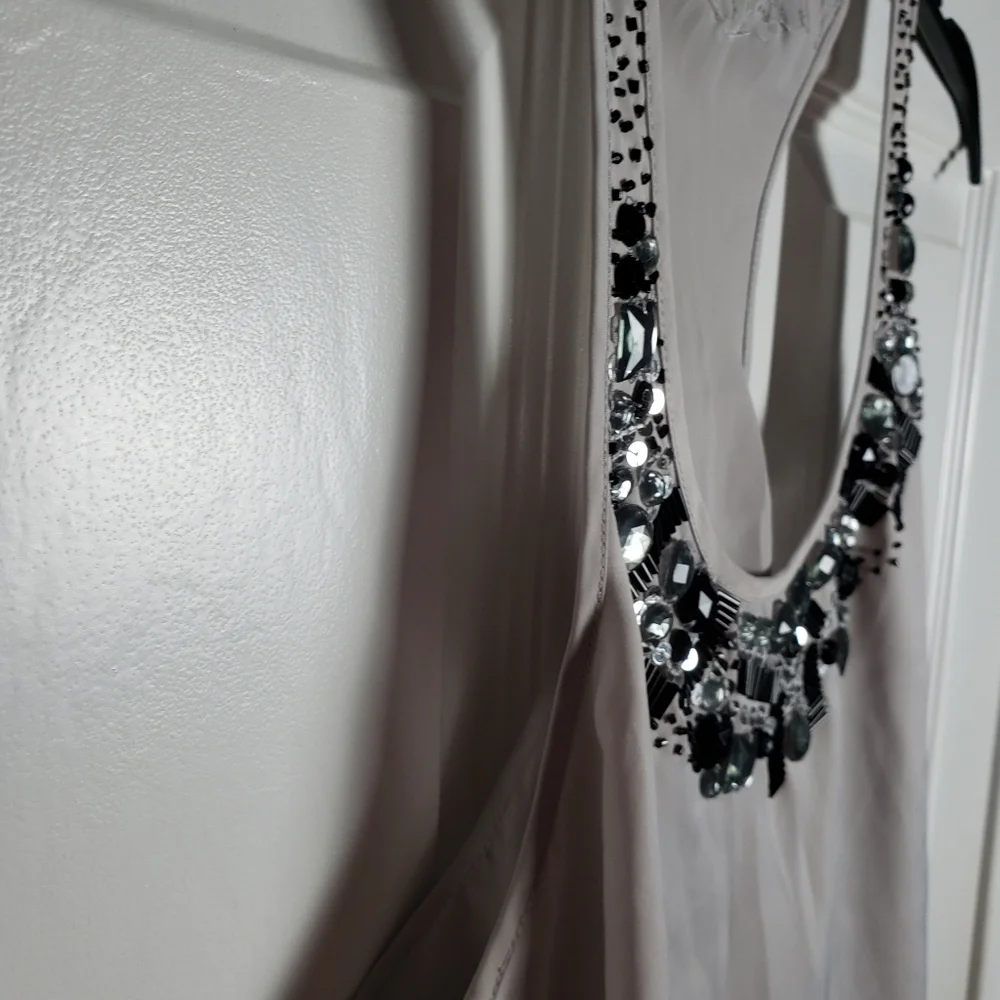 Express Design Studio Jewel Embellished Razorback Tank - Picture 2 of 8